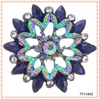 Tye Dye Rhinestone Snaps