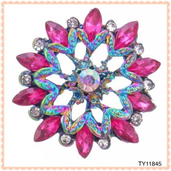 Tye Dye Rhinestone Snaps