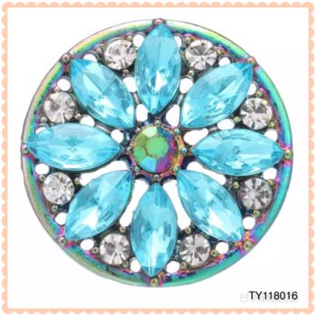 Tye Dye Rhinestone Snaps