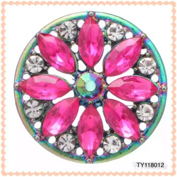 Tye Dye Rhinestone Snaps