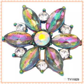 Tye Dye Rhinestone Snaps